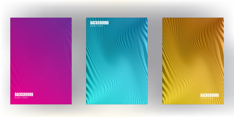 Wall Mural - modern minimal cover with cool gradient colorful halftone background design for web.eps 10