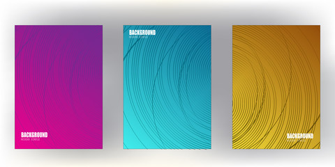 Wall Mural - modern minimal cover with cool gradient colorful halftone background design for web.eps 10
