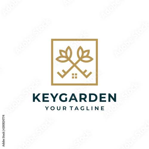 Key House Leaf Logo And Icon Design Vector Buy This Stock Vector And Explore Similar Vectors At Adobe Stock Adobe Stock