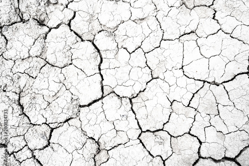Fotografía Dried and Cracked desert ground texture background