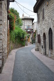 Fototapeta Do pokoju - Stradina italiana ad Assisi, Umbria