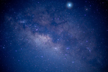 Wall Mural - beautiful of milkyway at night