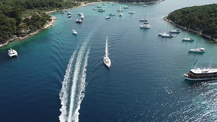 Canvas Print - Hvar in Croatia, July 2019