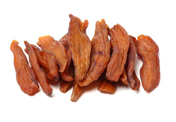 Sticker -  dried sweet potato on white background