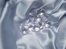 Diamonds On Luxury Satin Background