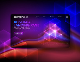 Poster - Landing Page Template Design