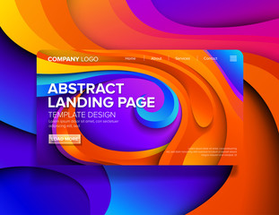 Poster - Landing Page Template Design