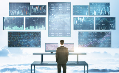 Poster - Finance and stats concept