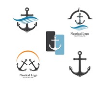 Anchor Icon Logo Template Vector