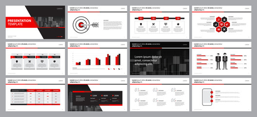 Poster - business presentation backgrounds design template and page layout design for brochure ,annual report and company profile ,  