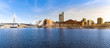 Boston Zakim bridge panorama