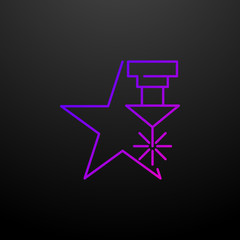 Poster - Machinery nolan icon. Elements of laser set. Simple icon for websites, web design, mobile app, info graphics