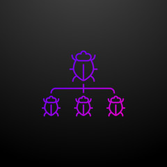Poster - Spam management outline nolan icon. Elements of security set. Simple icon for websites, web design, mobile app, info graphics