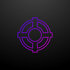 Poster - Rescue disk outline nolan icon. Elements of security set. Simple icon for websites, web design, mobile app, info graphics