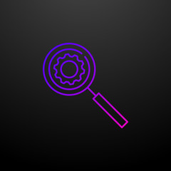 Poster - Magnifying glass nolan icon. Elements of seo and online marketing set. Simple icon for websites, web design, mobile app, info graphics