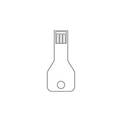 Aufkleber - flash card icon. Element of virus antivirus for mobile concept and web apps icon. Outline, thin line icon for website design and development, app development