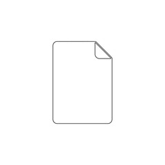 Aufkleber - paper icon. Element of web for mobile concept and web apps icon. Outline, thin line icon for website design and development, app development