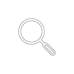 Aufkleber - magnifier icon. Element of web for mobile concept and web apps icon. Outline, thin line icon for website design and development, app development