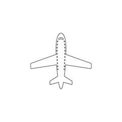 Aufkleber - aircraft icon. Element of web for mobile concept and web apps icon. Outline, thin line icon for website design and development, app development