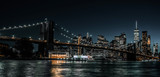 Fototapeta Nowy Jork - Brooklyn Bridge summer long exposure