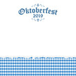 Oktoberfest 2019 background with ripped paper
