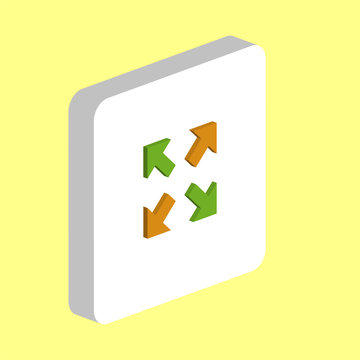 four arrows computer symbol
