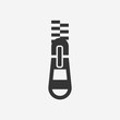 Zipper icon. New trendy zip vector illustration icon.