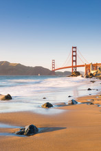 Golden Gate Bridge From Marshall's Beach, San Francisco, California