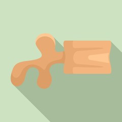 Poster - Human cellule icon. Flat illustration of human cellule vector icon for web design