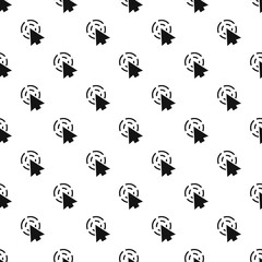 Poster - Cursor app pattern seamless vector repeat geometric for any web design