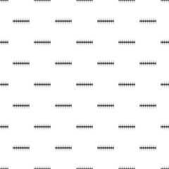 Poster - Equalizer digital pattern seamless vector repeat geometric for any web design