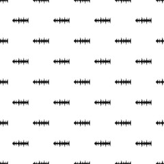 Poster - Equalizer tune pattern seamless vector repeat geometric for any web design