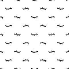 Poster - Equalizer play pattern seamless vector repeat geometric for any web design
