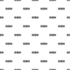 Poster - Equalizer wavy radio pattern seamless vector repeat geometric for any web design