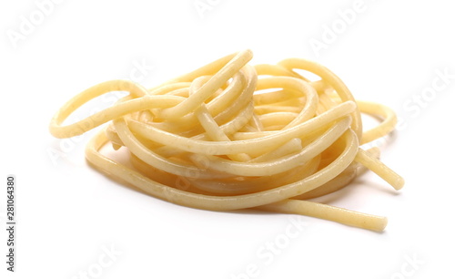 Cuadros en Lienzo Spaghetti, pasta isolated on white background