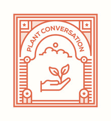 Poster - PLANT CONVERSATION ICON CONCEPT