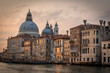 Basilica di Santa Maria della Salute on the banks of the Grand Canal. Venice. Italy