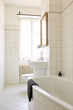 © Emotion Matters/Stocksy - Cozy and clean bath.
