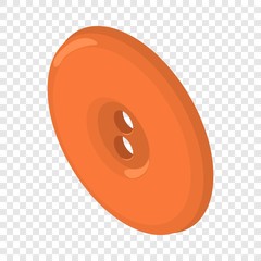 Poster - round button shirt icon. isometric illustration of round button shirt vector icon for web