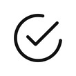 © iconstore - Checked icon vector. Simple checked sign in modern design style for web site and mobile app. EPS10