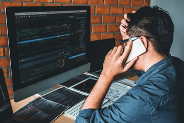 developing programmer development website design and coding technologies working in software company