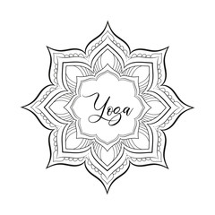 Sticker - zen yoga mandala