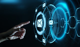 Fototapeta Młodzieżowe - Message Email Mail Communication Online Chat Business