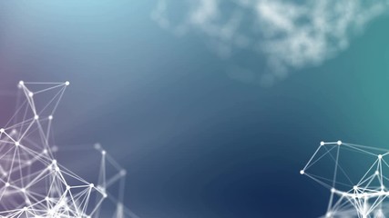 Molecule or atom, science or medical background. Ultra high definition stock animation & visuals designed for editing, led backdrops or broadcasting featuring light rays motion background.