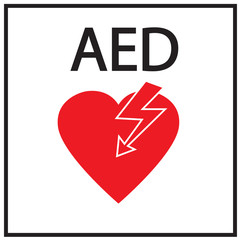 Canvas Print - Automated External Defibrillator