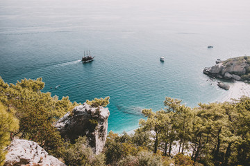 Wall Mural - view of the sea