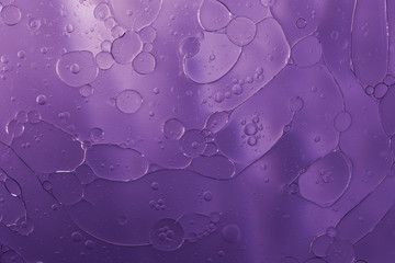 Wall Mural - abstract purple water bubbles background