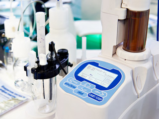 Modern chemical equipment for laboratory