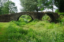Old Stone Bridge In The Country