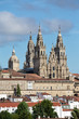 Cathedral of Santiago de Compostela. Baroque facade architecture